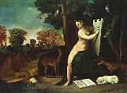 DOSSI, Dosso Circe and her Lovers in a Landscape  sdgf painting